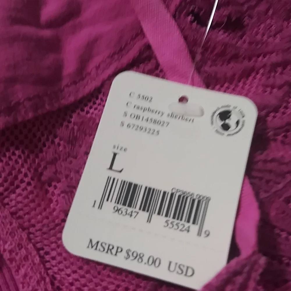 NWT. Free People Raspberry crop top - Picture 5 of 12